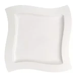 Villeroy & Boch New Wave 13 in. White Porcelain Square Platter thumbnail 1