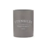 Fox Run 7 in. Slate Grey Round Cement Utensil Holder - Durable Kitchen Tool Crock thumbnail 2