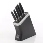 Unbranded Kenmore Pro Truman 6-Piece High Carbon Stainless Steel Cutlery Knife Set with Wood Block thumbnail 1