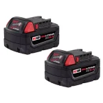 Milwaukee M18 REDLITHIUM XC 6.0 Ah 18V Lithium-Ion Battery Pack (2-Pack) thumbnail 1