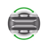 Mind Reader Apollo 30-Capacity K-Cup Storage Carousel - Black & Chrome Coffee Pod Dispenser thumbnail 3