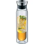 alfi .8 Qt. Double-Wall Borosilicate Glass Carafe with Stainless Steel Lid thumbnail 5