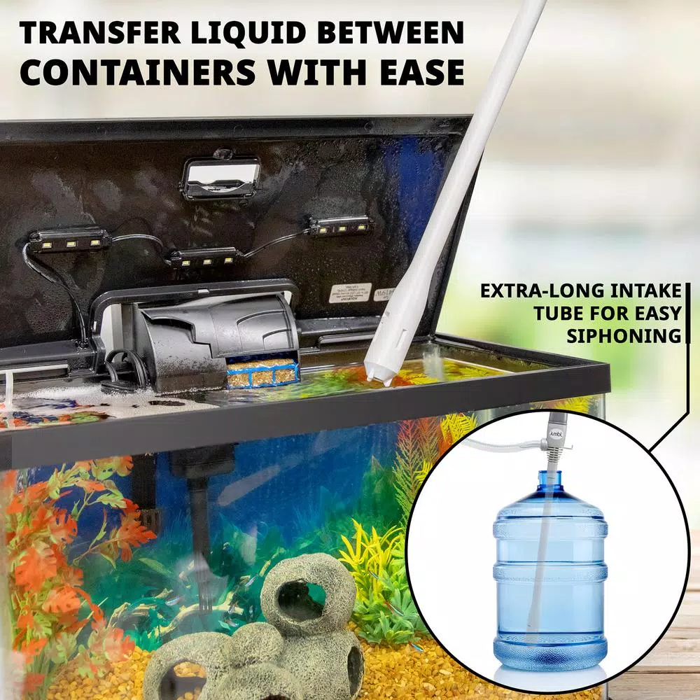 Unbranded Jumbl Battery Powered Fuel Transfer Pump with Auto-Stop and 2.3 GPM Flow Rate
