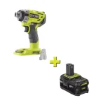 RYOBI 18V ONE+ Brushless 3-Speed 1/4 in. Hex Impact Driver Kit with 4.0 Ah Battery thumbnail 1