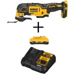 DEWALT 20V MAX Cordless Brushless Oscillating Multi-Tool Kit with 4.0 Ah Battery and Charger thumbnail 1