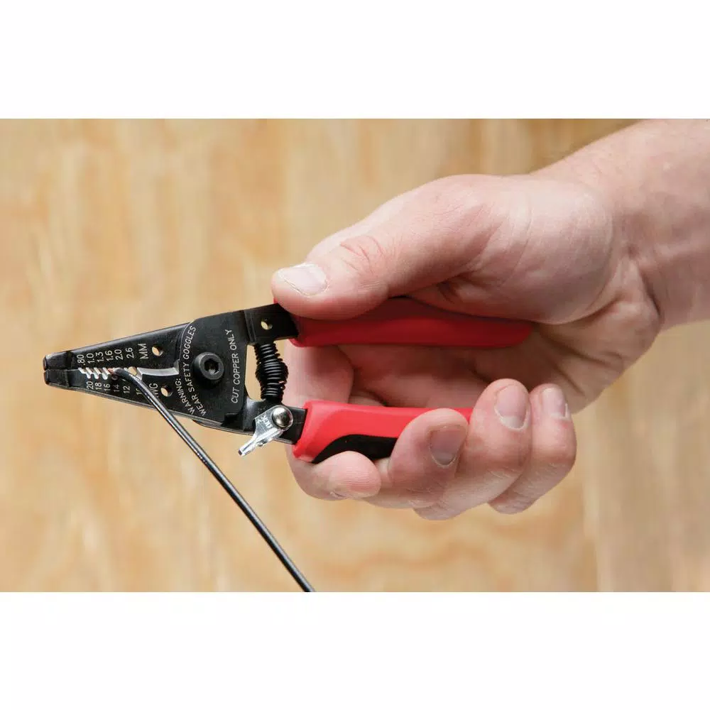 Gardner Bender 10-20 AWG Wire Stripper and Cutter with Locking Mechanism