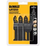 DEWALT DWA4215 3-Piece Oscillating Blade Set for Wood and PVC thumbnail 1