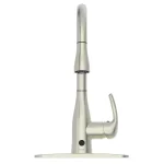Flow Series Motion Activated Single-Handle Pull-Down Kitchen Faucet, Brushed Nickel thumbnail 1