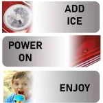 Nostalgia Retro Red Countertop Snow Cone Machine, 300 oz. Capacity Ice Crusher thumbnail 2