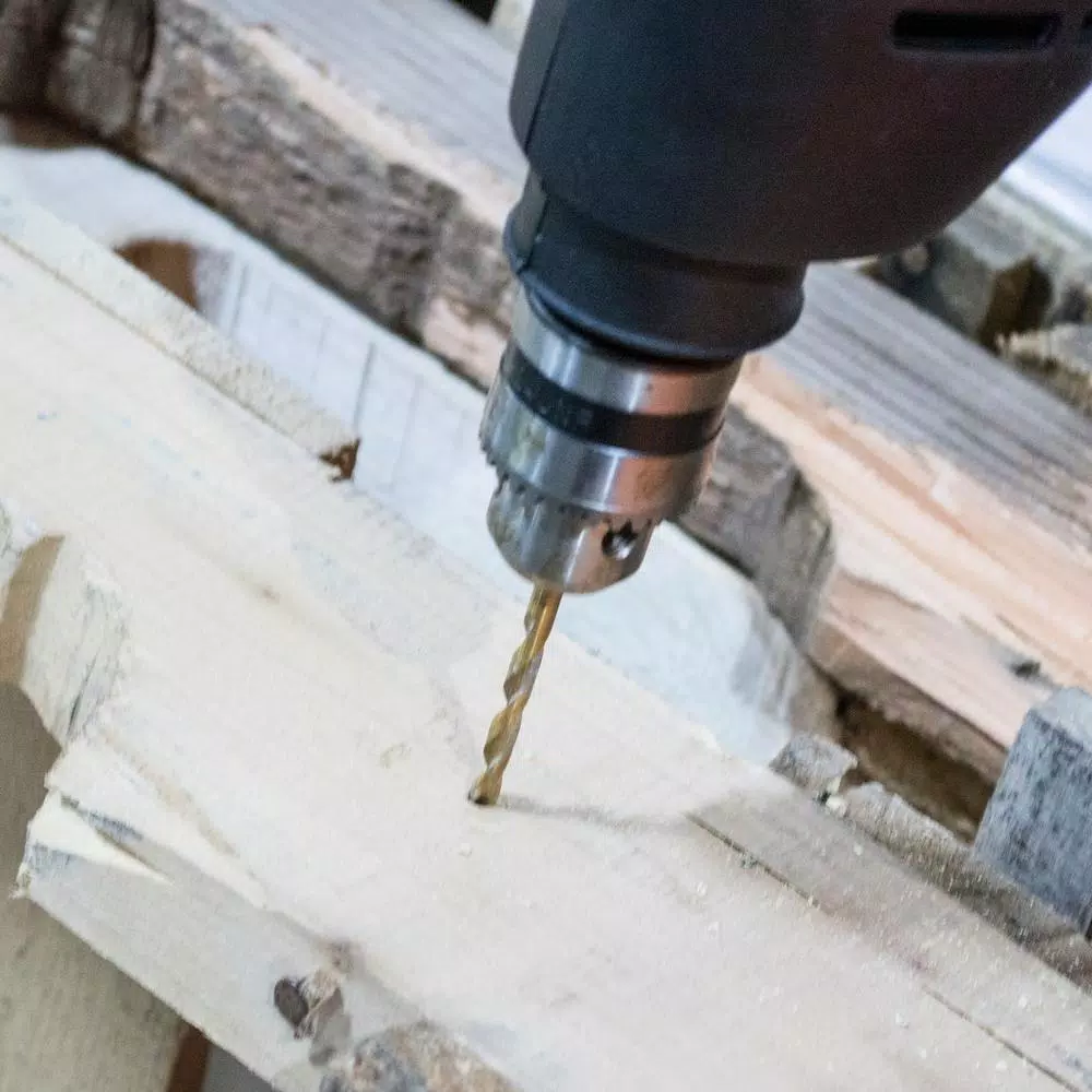 PRO-SERIES 3/8 in. Corded Electric Variable Speed Reversible Power Drill, 3.8 Amp