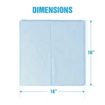 Zwipes Microfiber Glass Cleaning Cloths, 16 x 16 in., Blue (12-Pack) thumbnail 3