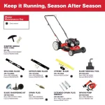 Troy-Bilt TB100 21 in. 140cc Briggs & Stratton Gas Push Lawn Mower with TriAction Cutting System thumbnail 3