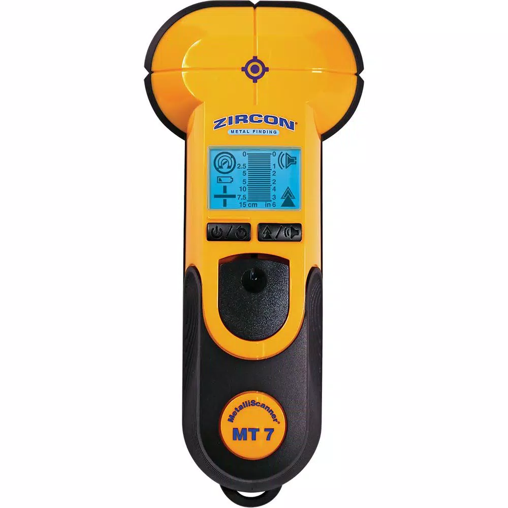 Zircon MetalliScanner MT 7 Metal Detector and Stud Sensor for Rebar, Pipes, and Non-Ferrous Metals