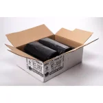 Unbranded 33 Gallon Black Low Density EZ Tie Closure Trash Bags, 1.5 Mil, 100-Count thumbnail 4