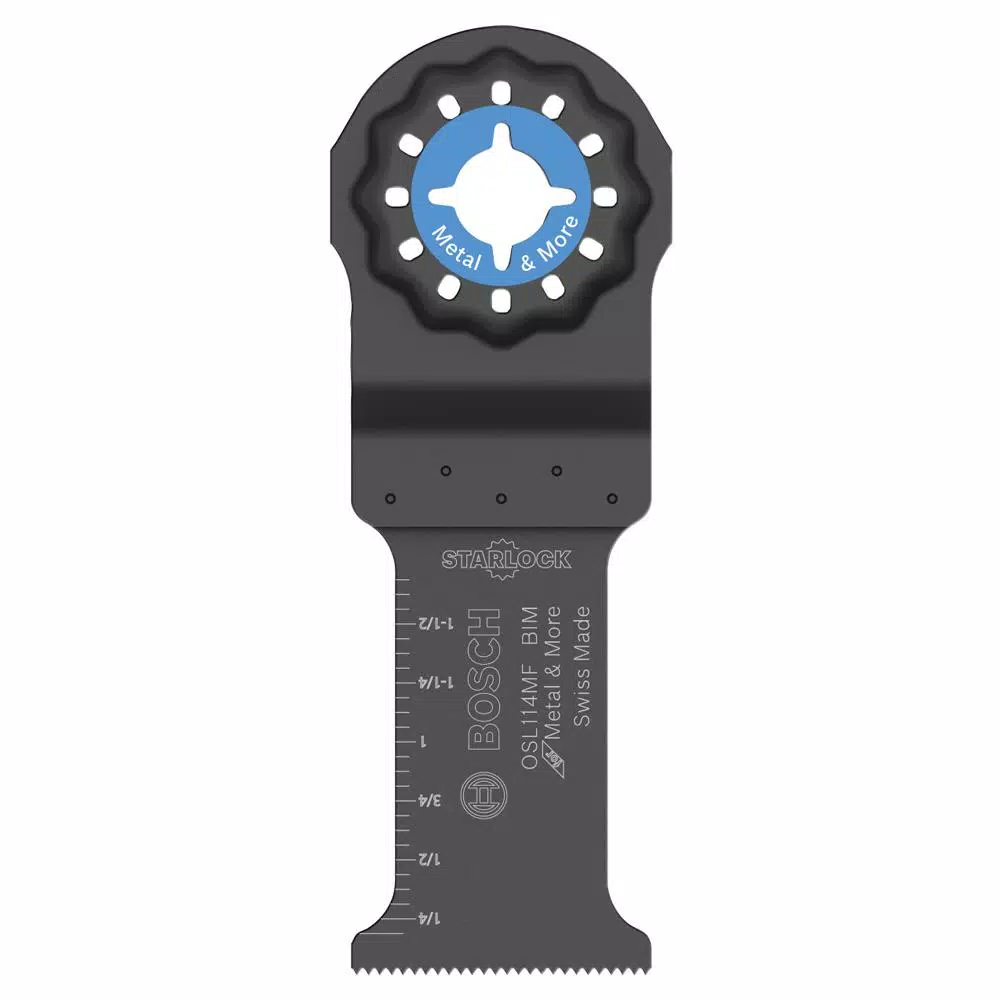 Bosch Starlock Oscillating Multi-Tool Accessory Blade Set, 6-Piece Carbide Cutting Kit