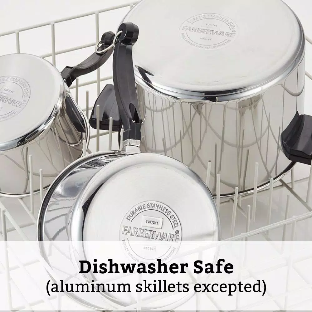 Farberware Classic Series 11-Quart Stainless Steel Stockpot with Lid