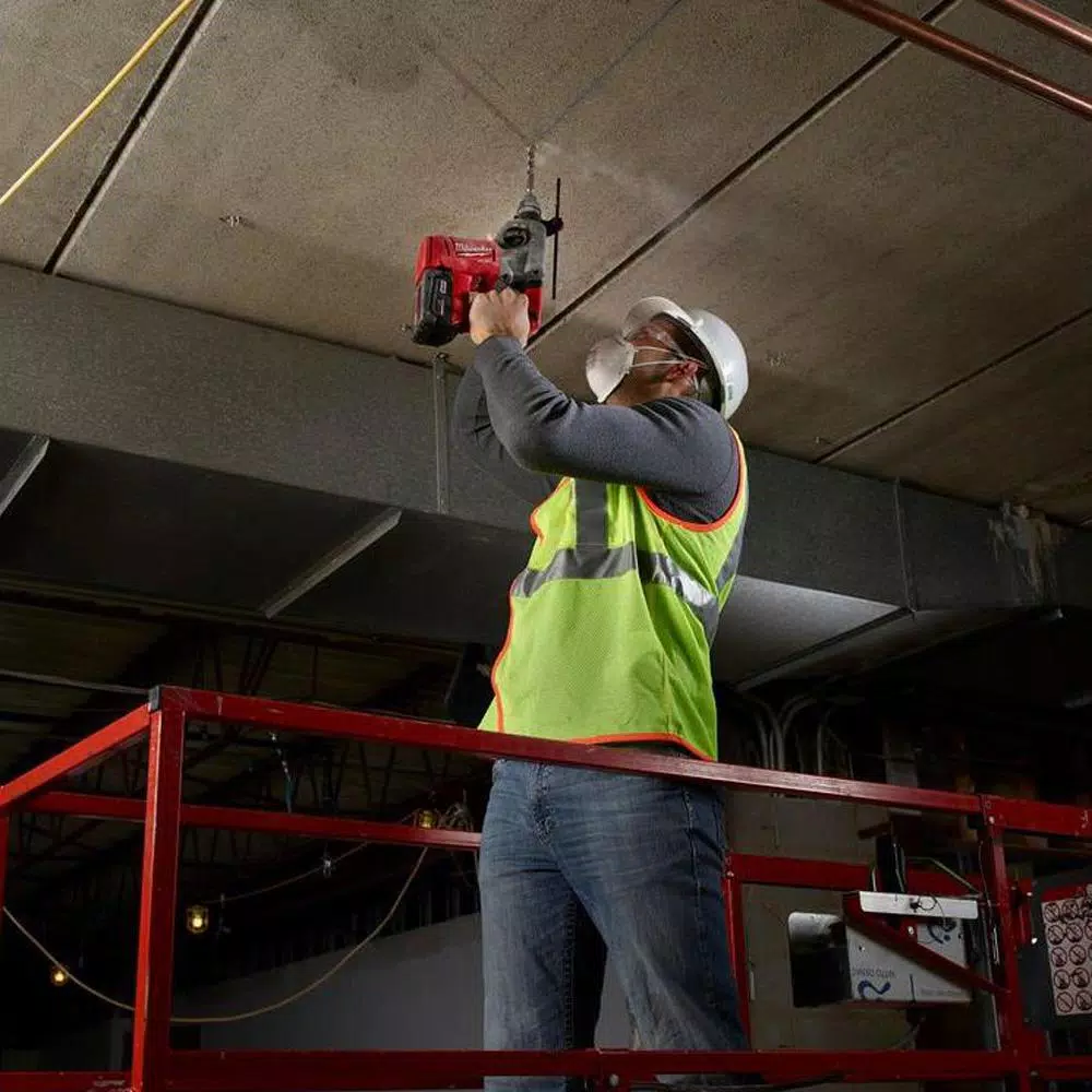 Milwaukee M18 FUEL 3-Tool Combo Kit: Hammer Drill, Impact Driver & SDS Plus Rotary Hammer with 4 Batteries