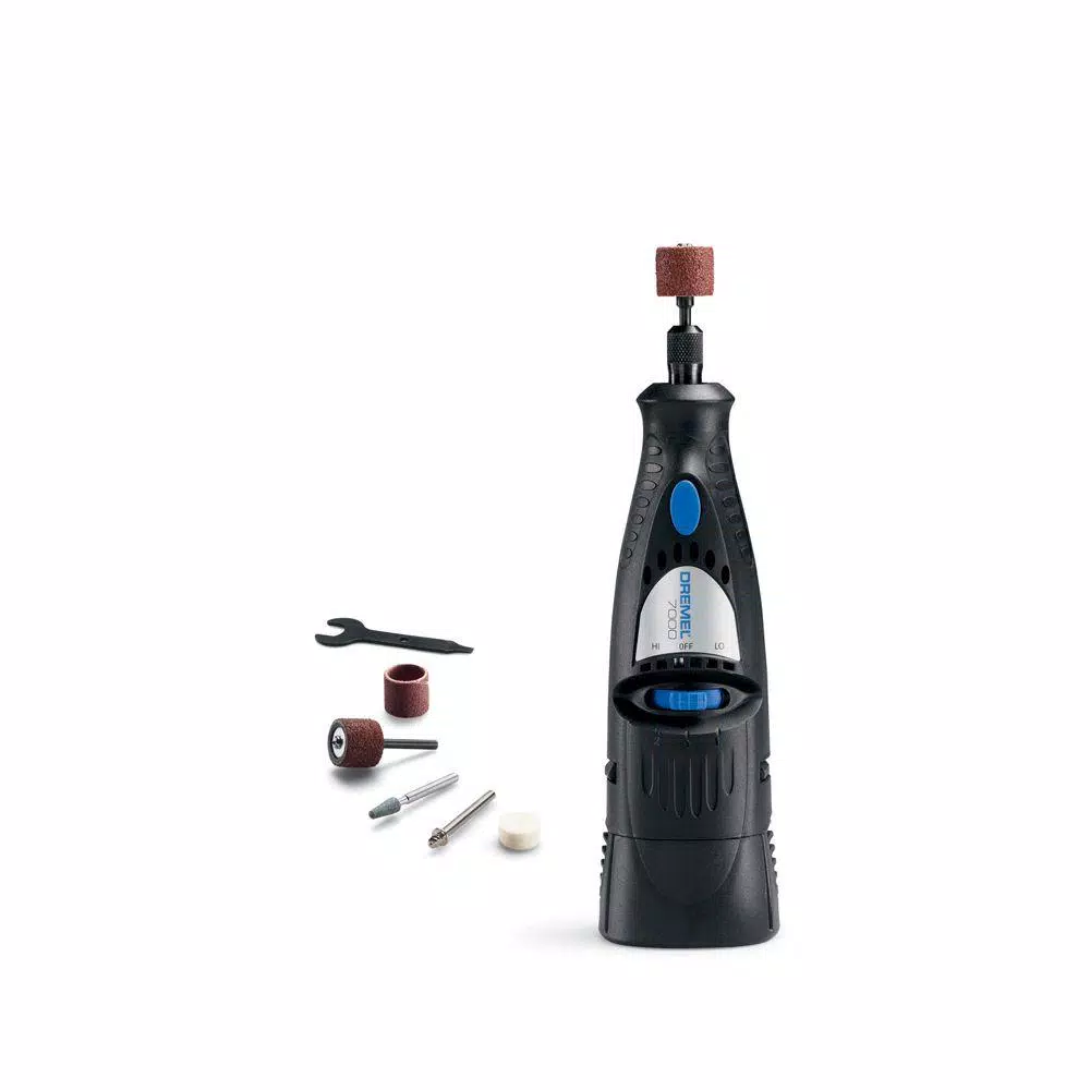 Dremel 7000 Series 6V Cordless Dual Speed Rotary Tool Kit with 5 Accessories