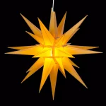 Kringle Traditions 14 in. Illuminated Gold Moravian Star LED Holiday Decoration thumbnail 1