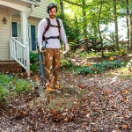 Lawnmaster NO-PULL 31cc Gas Backpack Leaf Blower, 175 MPH, 470 CFM, Electric Start thumbnail 3