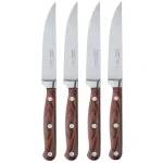 BergHOFF Pakka Wood 12-Piece Stainless Steel Steak Knife Set with Full Tang Construction thumbnail 2