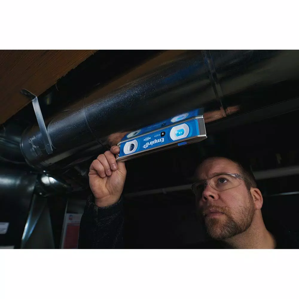 Empire e75 Series 96 in. Aluminum Box Level and 9 in. UltraView LED Torpedo Level Set