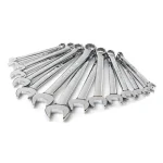 TEKTON 30-Piece Combination Wrench Set, 1/4-1 in. and 8-22 mm with Roll-Up Pouch thumbnail 2