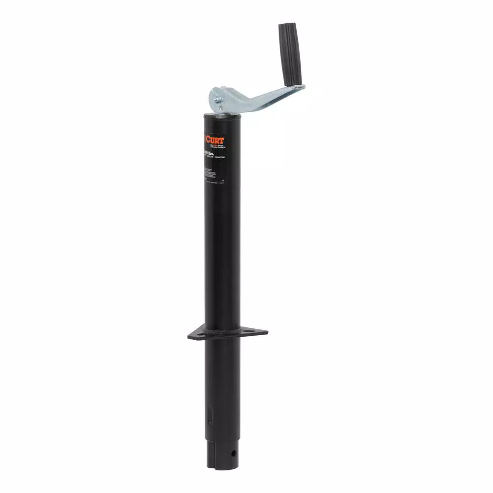 CURT A-Frame Trailer Jack with Top Handle, 2,000 lbs. Capacity, 15 in. Travel