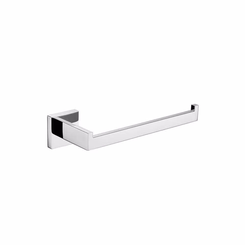 Lexora Bagno Lucido Stainless Steel Toilet Paper Holder, Chrome Finish
