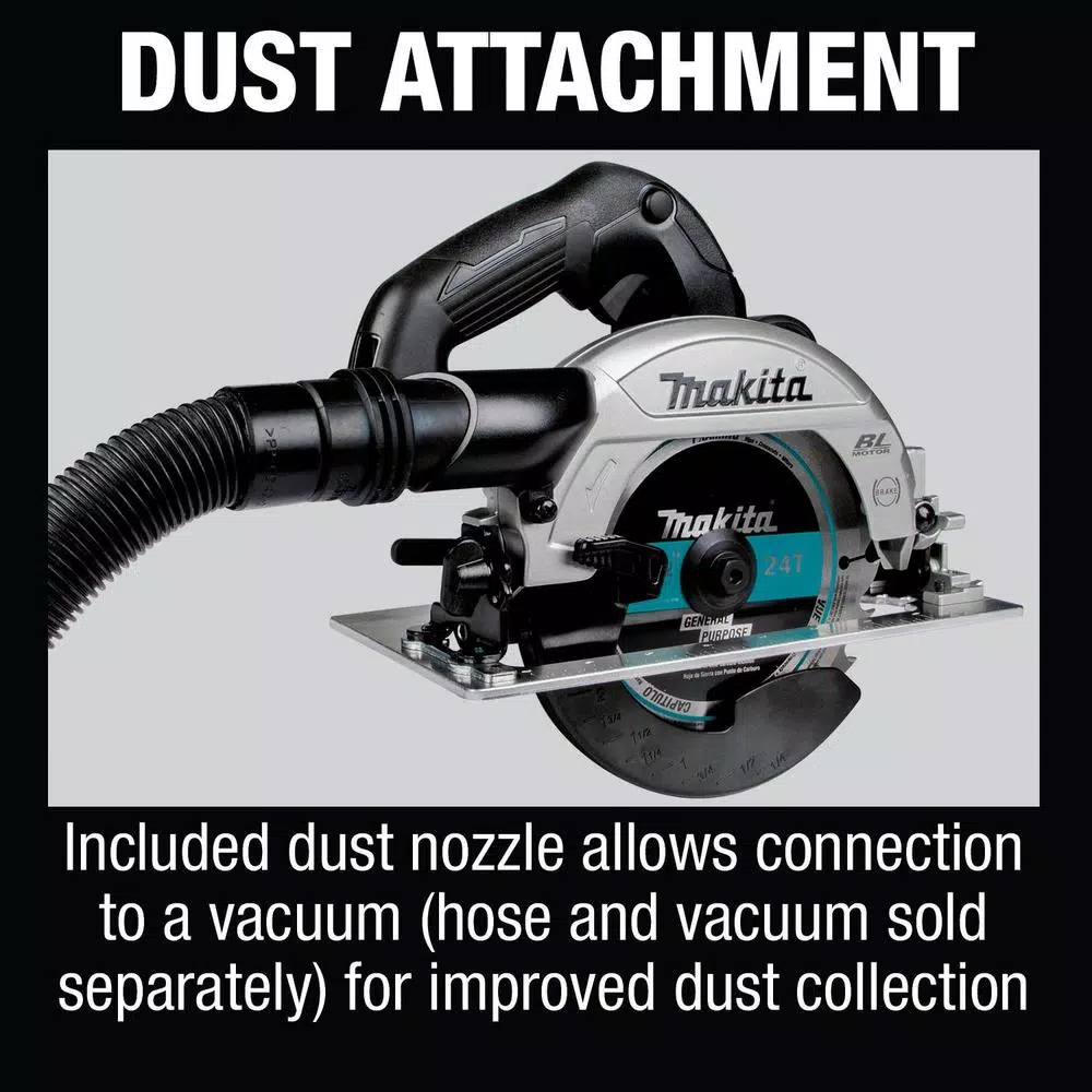 Makita 18V LXT Sub-Compact Brushless 6-1/2 in. Circular Saw with AWS, Tool Only