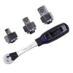 Pro-Lift MPS01001 3-in-1 Go-Through Ratchet Set with 1/4 in., 3/8 in., and 1/2 in. Drive Adaptors thumbnail 1
