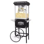 Great Northern Lincoln 8 oz. Antique Black Popcorn Machine with Cart thumbnail 13