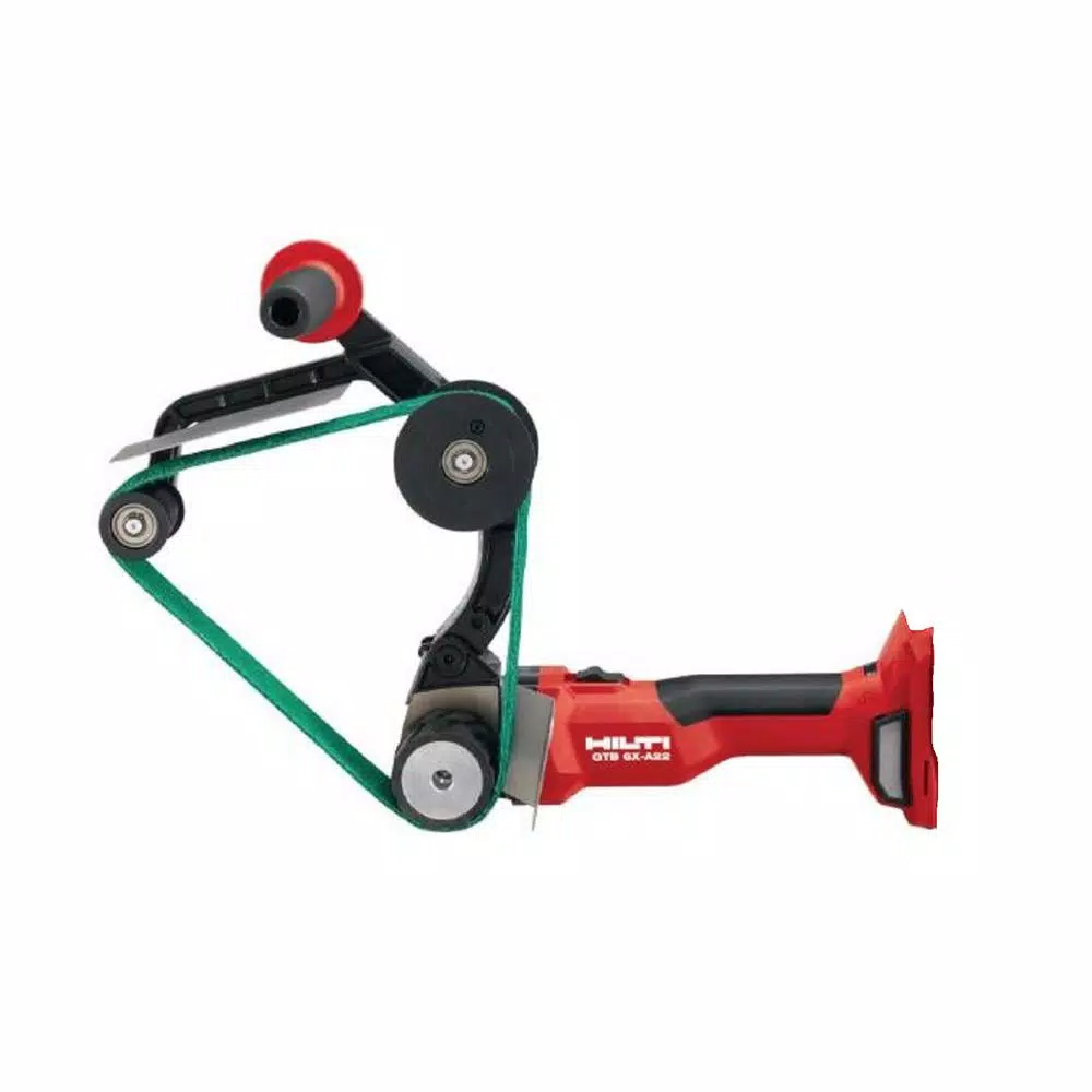 Hilti 22V Cordless Brushless Tube Belt Sander and Abrasive Kit