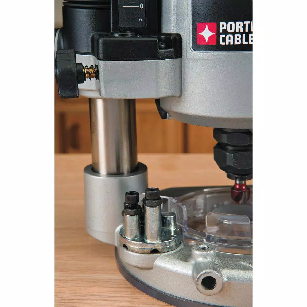 Porter-Cable 2-1/4 HP Multi-Base Router Kit with Height Adjuster