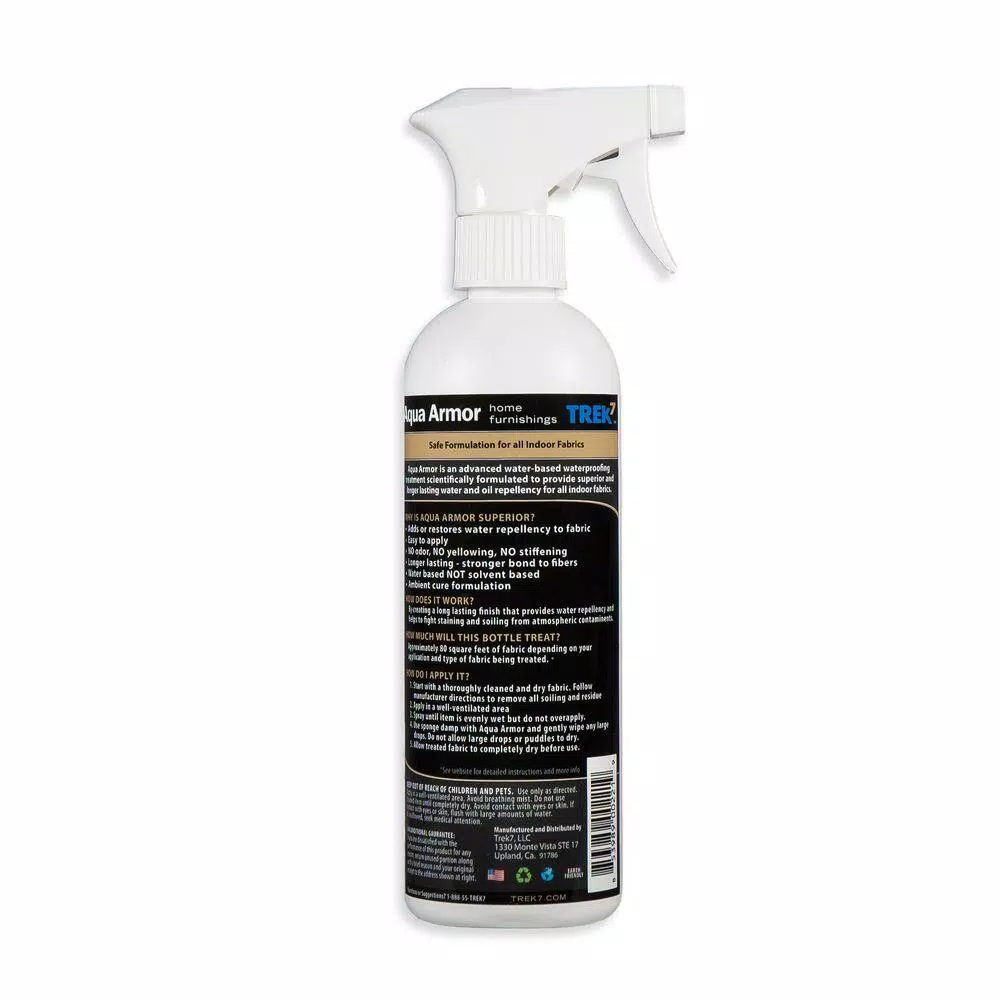 Trek7 Aqua Armor 16 oz. Fabric Stain Protector Spray for Home Furnishings