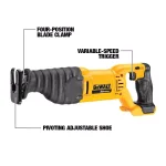 DEWALT 20V MAX Cordless Reciprocating Saw Kit with (1) 3.0 Ah Lithium-Ion Battery thumbnail 2