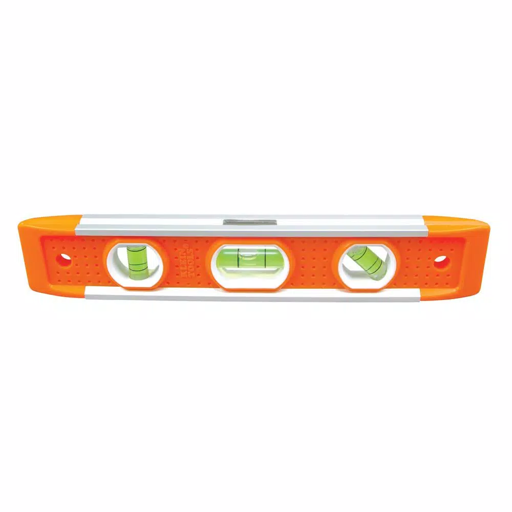 Klein Tools 9-Inch Magnetic Torpedo Level with High-Visibility Orange Body
