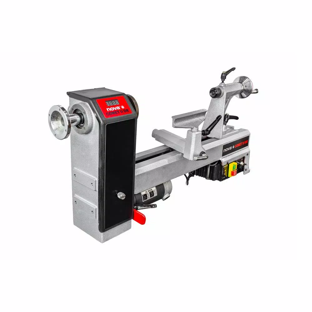 NOVA 46300 Comet II 12 in. x 16.5 in. Variable Speed Midi Wood Lathe