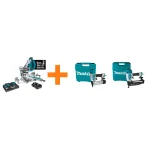 Makita 18V X2 LXT 36V 12 in. Brushless Dual-Bevel Sliding Compound Miter Saw Kit with Brad & Finish Nailers thumbnail 1