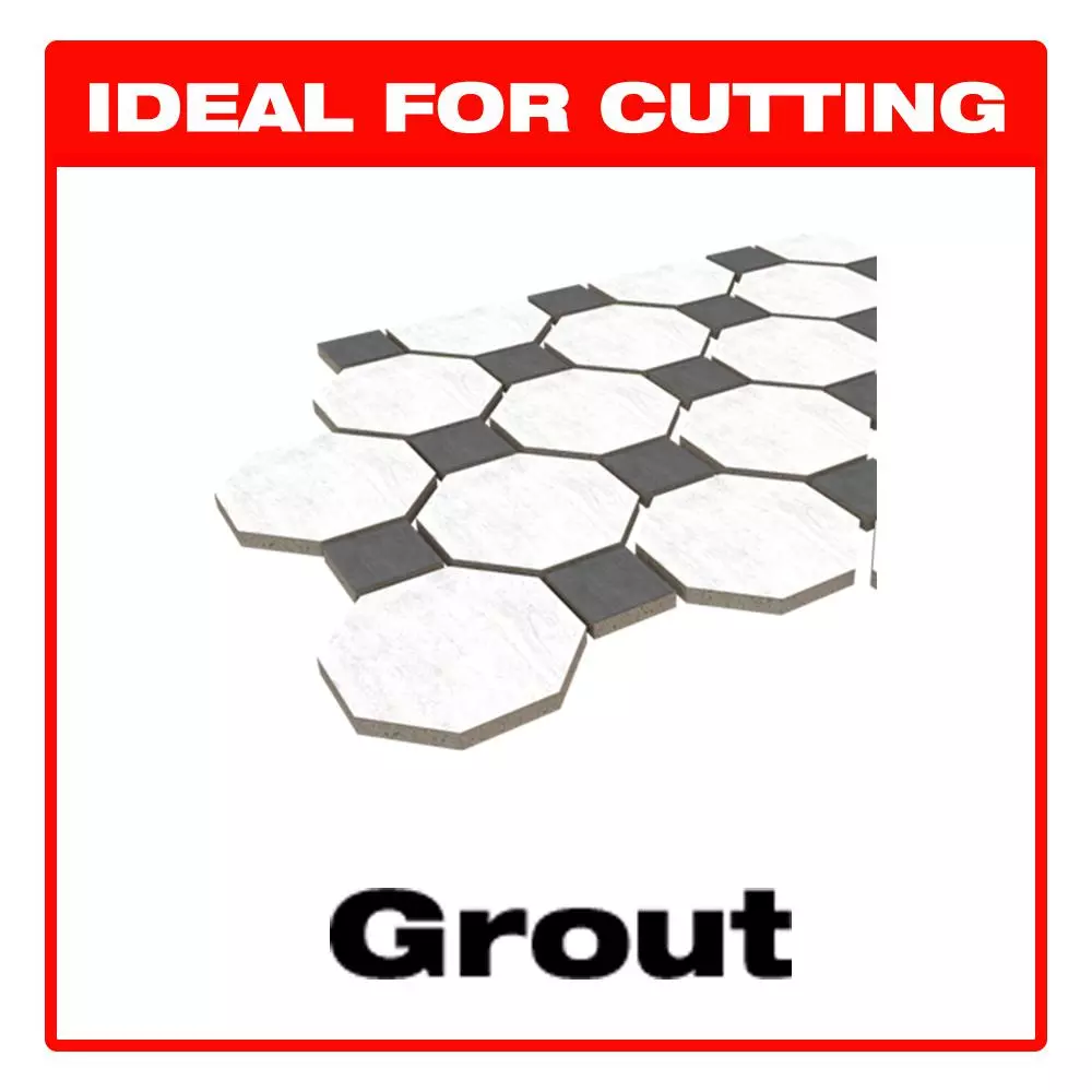 DIABLO Universal Fit Diamond Grit Oscillating Blade for Grout Removal