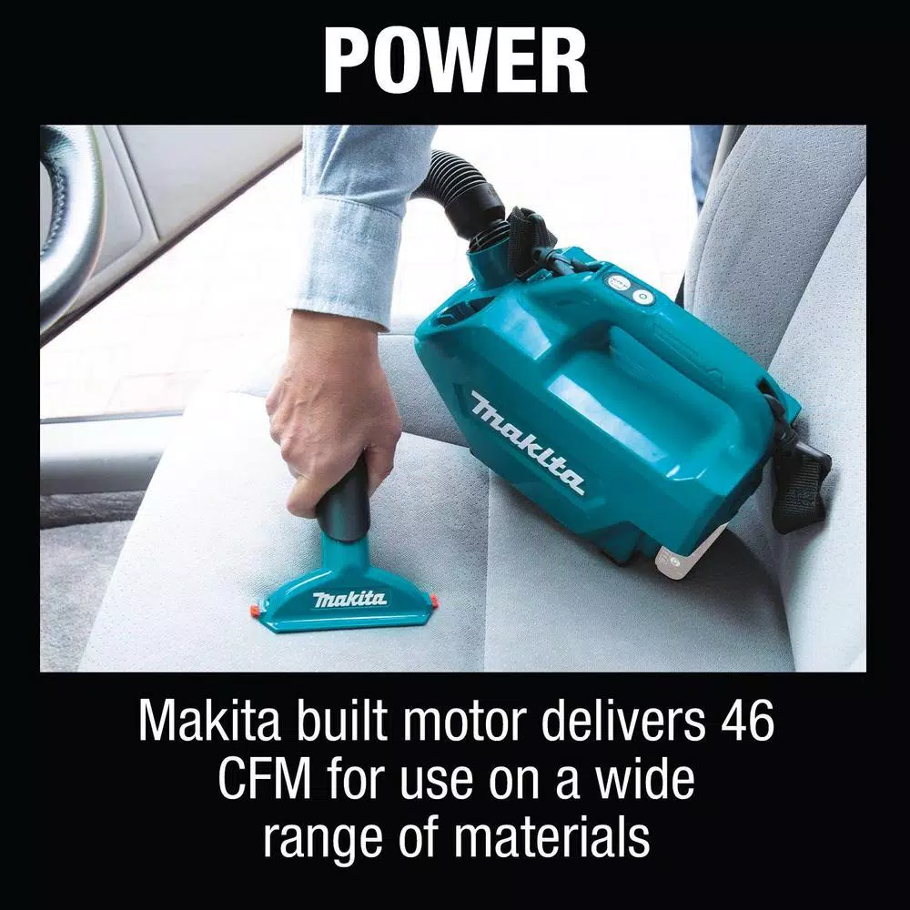 Makita 12V MAX CXT Cordless Lithium-Ion Vacuum (Tool-Only) - LC09Z