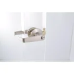 Toledo Fine Locks Segovia Unkeyed Interior Privacy Lever Set, Satin Nickel thumbnail 2