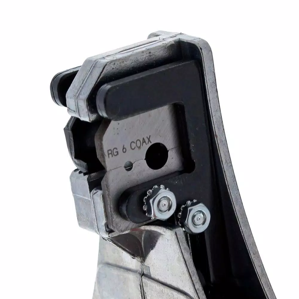 Ideal Stripmaster RG-6 Coaxial Cable Stripper, Heavy Duty Zinc Die Cast Hand Tool