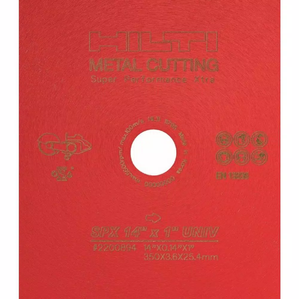 Hilti 5 in. SPX Metal Diamond Cutting Blade, 7/8 in. Arbor