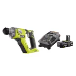 RYOBI 18V ONE+ 1/2 in. SDS-Plus Cordless Rotary Hammer Drill Kit with 2.0 Ah Battery and Charger thumbnail 1