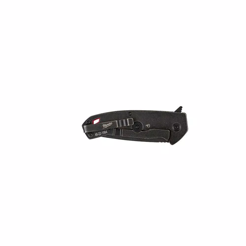 Milwaukee Hardline 3 in. D2 Steel Smooth Blade Folding Pocket Knife