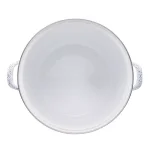 Paula Deen Enamel on Steel 12-Quart Stock Pot with Lid, White thumbnail 2
