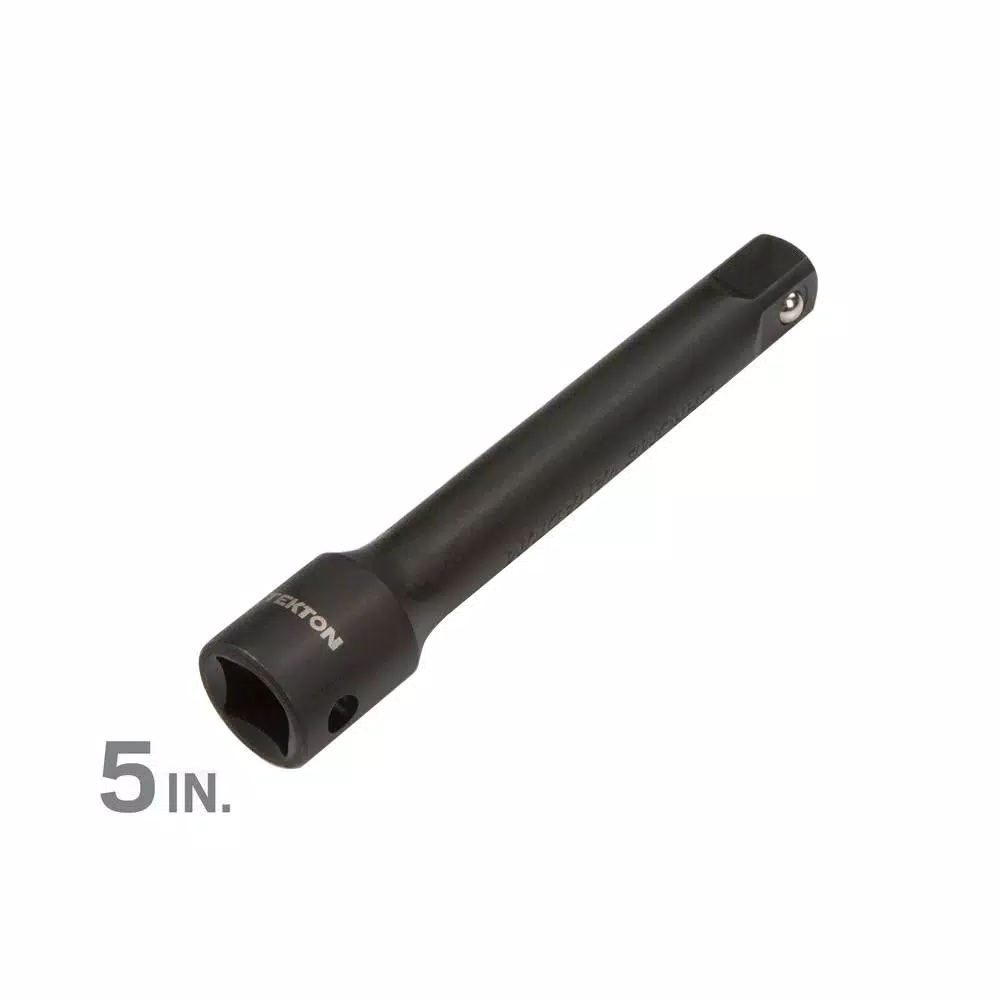TEKTON 1/2 in. Drive 5 in. Impact Extension Bar with Black Oxide Finish