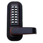 Unbranded LockeyUSA 2835 Oil Rubbed Bronze Mechanical Keyless Digital Door Lever Lock thumbnail 1