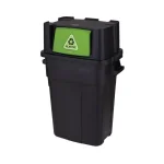 Rubbermaid 30 Gal. Stackable Indoor Recycling Bin with Flip Door thumbnail 1